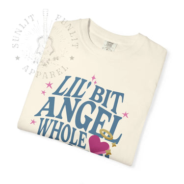 Wallen Angel Outlaw Comfort Colors Tee - Sunlit Funlit Country Music Tees